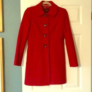 Banana Republic ruby pea coat